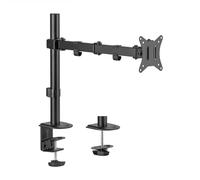 AISENS Eco Swivel and Tilt Table Stand for Monitor/TV 9 kg (3 Pivots, 1 Arm) 17-32. Black