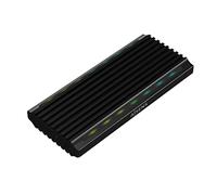AISENS M.2 RGB Gaming ASM2-RGB012B SATA/NVMe A USB3.1 Gen2 External Enclosure - Black