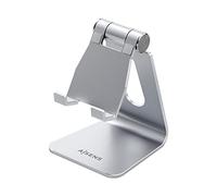 AISENS MS1PM-081 Adjustable Table Stand M (1 Pivot) for Telephone/Tablet, Silver