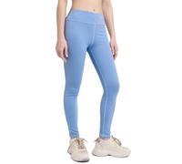 Aiseyi Blue Sports Leggings for Girls Kids Comfortable Long Athletic Pants High Waisted Plain Yoga Leggings for Dacne Jogging Training Gym Class 130
