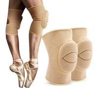 Aiseyi Volleyball Dance Knee Pads 20mm Thick Sponge Knee Support Soft Dance Knee Sleeve Stretchy Knee Brace for Women Men Kids Yoga Ballet Pole Dance 1 Pair