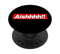 Aish Funny Korean Expression Anger Frustration K-Drama PopSockets Adhesive PopGrip