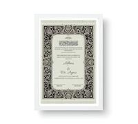 AISHA DECORZ Customized Nikahnama Wall Frame with Islamic Calligraphy | Personalized Muslim Marriage Certificate for Home Décor | Premium Gold Design Nikah Nama Frame | 32 x 23 cm | Wedding & Walima