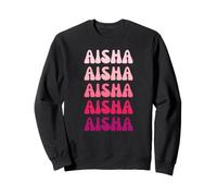 Aisha First Name Minimalist Design Sweatshirt
