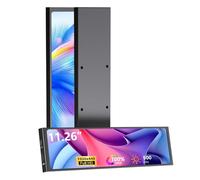 AISHICHEN 11.26" Mini Monitor FHD 1920x440 Small Wide Monitor for PC Case, LCD Screen IPS Display with HDMI & Type-C for Raspberry Pi Laptop CPU GPU Temperature Aida64 Monitoring