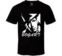 Aisili Humphrey Bogart Casablanca Maltese Falcon Hollywood Film Noir T-Shirt Gift New Black L