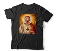 Aisili Jesus Rik Mayall Tshirt Unisex & Kids Young Ones Funny Bottom Drop Dead Saint Black 3XL