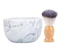 aisiming Marble Shaving Soap Bowl (White)