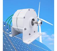 AISINILALAO 10000W Ac 12V-220V 3 Phase Gearless Permanent Magnet Generator Windmill Generator Low Speed Generator, AC Alternator for Water/Wind Turbine(With Base),48V