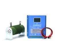 AISINILALAO 12000W MPPT Wind Solar Hybrid System Charge Controller with Dump Load Wind Solar 12V 24V 48V Auto Regulator for Wind Turbine Generator (Blue),220v