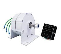 AISINILALAO 12V,12000W Gearless Permanent Magnet Generator, 110V/220V Vertical Wind Turbine Generator Free Energy Strong Power Ac 220V Inverter Output for Home