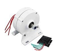 AISINILALAO 12V, 12V/24V/48V Gearless Permanent Magnet Wind Generator 9000W - Complete Kit with Controller, for Off-Grid Living, Farm, Remote Cabin(With Controller,White)