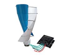 AISINILALAO 14000W Spiral Wind Power Turbine Generator,12V 24V 48V Low Noise 3 Phase AC Permanent Magnet Generator W/Controller for Home, Street Lighting,220V