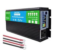 AISINILALAO 1500 Watt Pure Sine Wave Power Inverter, 12V 24V 48V 60V 72V DC To 110V/120V/220V AC Converter 3000W Peak for Car RV Camping Solar System,24V to 220V 50HZ