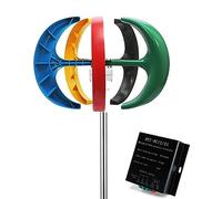 AISINILALAO 20000W Noiseless Vertical Wind Turbine Generator Kit, 12V 24V 48V Small Maglev Three Phase AC Vertical Wind Turbine with MPPT Controller for Home Or Camping,220V