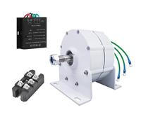 AISINILALAO 220V, 12000W 3 Phase Permanent Magnet Generator, 12V 24V 48V DC Output- Low RPM PMG for Wind Turbine & Hydropower, DIY Renewable Energy Projects