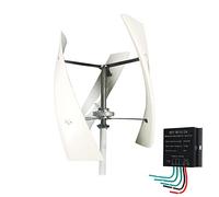 AISINILALAO 220V, 14000W Vertical Axis Wind Turbine Generator Kit, 12V 24V 48V 220V 3 Blades Vertical Magnetic Levitation Upright Wind Generator with Controller for Outdoor Garden