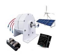 AISINILALAO 24V, 18000W High Power PMA Generator, 12V-220V Permanent Magnet Alternator for Large Wind Turbines, Water Wheels, And Off-Grid Power Systems