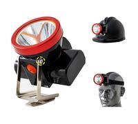 AISINILALAO 2Pcs Explosion-Proof LED Mining Headlamp Safety Miner Helmet Cap Light for Small Mining Team Or Family Farm