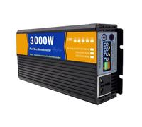 AISINILALAO 3000 Watt Power Inverter Pure Sine Wave, Car/Home 12V 24V 48V 60V 72V DC To 110V/120V AC Voltage Converter, with LED Display for RV, Camping,Truck,48V