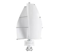 AISINILALAO 3000W 2.5M/S Start Wind Speed Wind Turbines Generator, 2 Blades 12V/24V/48V Vertical 3 Phase AC Permanent Magnet Generator Kit for Home Hybrids Streetlight,24v