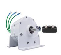 AISINILALAO 3000W Permanent Magnet Generator, 3 Phase Gearless Alternator 12V 24V 48V 220V with Rectifier, DIY Wind Turbine & Hydro Generator for Off-Grid Renewable Energy,220v