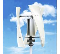 AISINILALAO 48V, Low Wind Speed Vertical Wind Turbine Kit- 14000W Permanent Magnet Generator Starts at 2.5M/S, Perfect for Residential Areas, Boats & Street Lighting