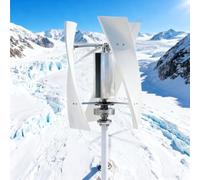 AISINILALAO 5000W Noiseless 3 Blades Wind Turbine Generator Kit, W/Controller, 12V 24V 48V 220V Portable Compact Wind Turbine for Boats, Camping & Off-Grid Energy,12v