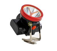 AISINILALAO 5Pcs Safety Mining Headlight Rechargeable+ LED Miners Head Light Flashlight Underground Head Lamp Coal Mining Lights for Hard Hat (RED)