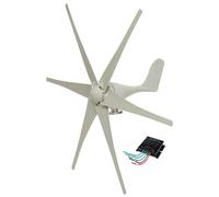 AISINILALAO 9000W Horizontal Wind Turbine Generator Low Noise 12V 24V48V 220V for Off Grid System Windmill Wind Turbine Generator Kit with MPPT Charger Controller,12v