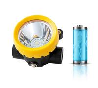 AISINILALAO LED Miner Light Safety Cap Lamp Mining Headlamp,High Lumen Rechargeable Miner Lamp Explosion Proof Cap for Outdoor Hiking/Camping/Fishing(3W)