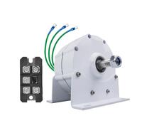 AISINILALAO Low RPM 10000W 12V 24V 48V 220V Gearless Permanent Magnet Wind Turbine Generator Household Electric Drive Machine for Hydro Generator (With Rectifier),48V