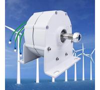 AISINILALAO Low RPM 400R/Min 3 Phase Gearless Permanent Magnet Generator 600W-3000W 12V 24V 48V Small Ac Alternator for DIY Your Own Horizontal Wind Turbine,12v