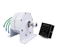 AISINILALAO Low Speed 220V 2000W Permanent Magnet Generator 12V 24V 48V AC 3-Phase Gearless Generators for Wind Turbines And Water Turbines Generators,24V