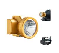 AISINILALAO Waterproof Explosion-Proof Miner Cap Light, Super Bright Rechargeable LED Helmet Headlamp Suitable for Underground Mining, Camping And Hiking