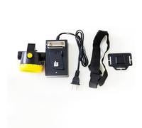 AISINILALAO Waterproof Explosion Proof Safety Mining Headlight, Rechargeable LED Miners Head Light Flashlight Underground for Hard Hat(2500Mah)