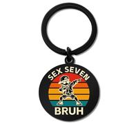 Aisity 67 Meme Keychain Cool Stuff 67 Gifts for Teen Boys Tween Girls Boys Trendy Stuff Popular Quotes Six Seven Internet Key Chain Novelty Gifts Ideas