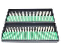 Aiskaer 60 Pcs Premium Diamond Drill Bit Kit Jewelry Beach Sea Glass Shells Gemstones Lapidary.1mm 10pcs.2mm 10pcs.3mm 10pcs