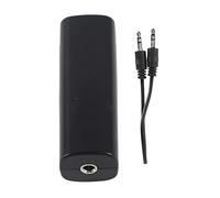 Aislador de ruido de bucle de tierra El filtro de ruido de audio elimina completamente el zumbido para el de cine en casa estéreo del automóvil ABS Negro Tamaño ultracompacto de
