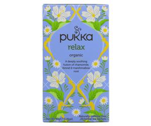 {AISLE N} Pukka | Relax - chamomile, fennel, marshmallow | 1 x 20 bags
