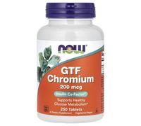 {Aisle P} NOW Foods | GTF Chromium- 200mcg | 1 x 250 tablets