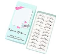Aislor 10 Pairs False Eyelashes for Women Girls Natural Wispy Curly Lashes Set Soft Thin Lightweight Fake Lashes for Everyday Glam Look Type 3 One Size