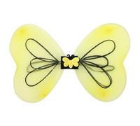 Aislor Bumblebee Costume Set With Special Effects Magic Wand Flowing Mesh Skirt Floral Headpiece For Musical Performance Two Leaves Wing One Size