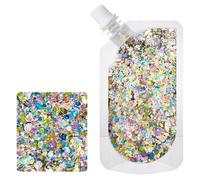 Aislor Certified Face Body Glitter Hypoallergenic Biodegradable Shimmer for Eyes Nails Easy Wash Off for Sensitive Skin Type N One Size