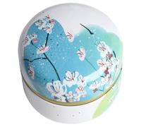 Aislor Cosmetic Body Powder Case Powders Puff Empty Container Tin For Women Type I One Size