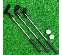 Aislor Desktop Mini Golf Game Stick Stainless Steel Putting Club Indoor Table Relax Golf Training Accessory Silver One Size