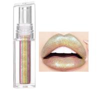 Aislor Diamond Shimmer Liquid Lipstick Chameleon Glow Metallic Lip Gloss Long Lasting Waterproof Sparkly Shiny Lip Makeup For Women Girls Party Type 2 One Size