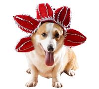 Aislor Funny Pet Costume Hats for Pet Cosplay Dress Up Christmas Halloween Party Costume Accessories （Joker， Beer Mug ，Demon， Sunflower ） Type D S