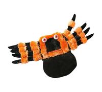 Aislor Halloween Spider Dog Costume With Fuzzy Legs And Googly Eyes For Small Medium Dogs Schnauzer French Bulldog Orange Black M