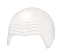 Aislor Latex Bald Cap Makeup Balds Head Wig Cap For Adult Halloween Fancy Dress Cosplay Accessory White One Size